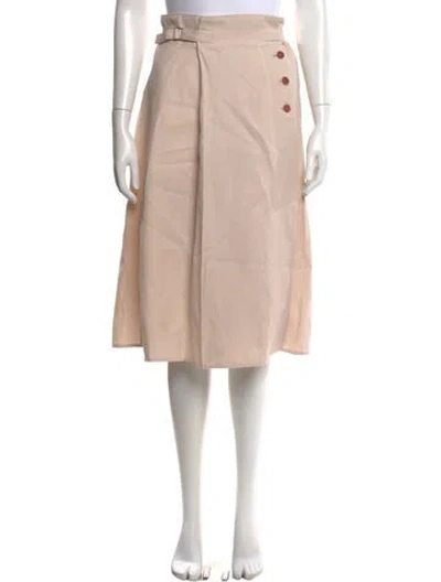Pre-owned Acne Studios Wool Midi Length Skirt In Pink