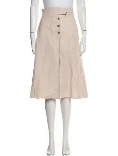 Pre-owned Acne Studios Wool Midi Length Skirt In Pink