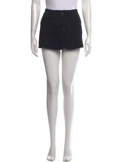Pre-owned Acne Studios Wool Mini Skirt In Black