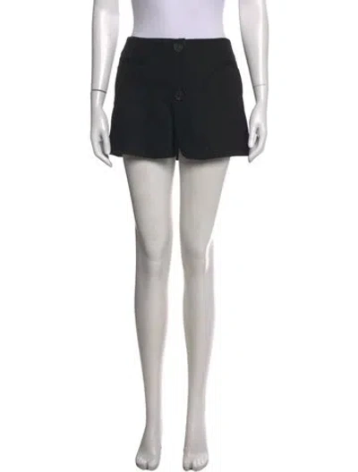 Pre-owned Acne Studios Wool Mini Skirt In Black