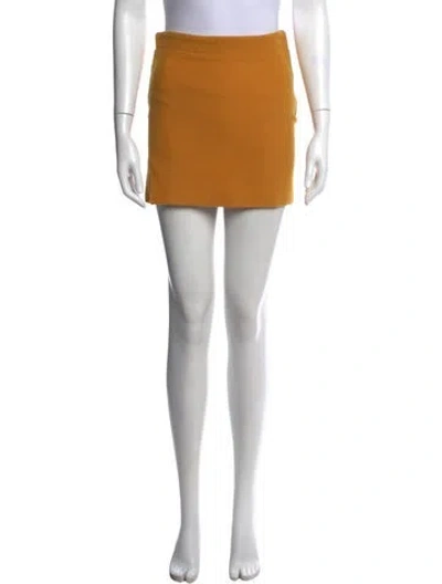 Pre-owned Acne Studios Wool Mini Skirt In Neutral