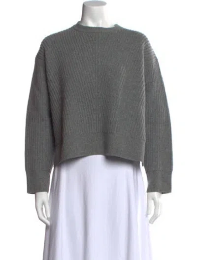Pre-owned Acne Studios Wool Mock Neck Sweater In Gray