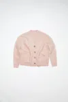 Acne Studios Wool Mohair Cardigan In Faded Pink
