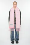 Acne Studios Wool Mohair Scarf - Narrow In Pink