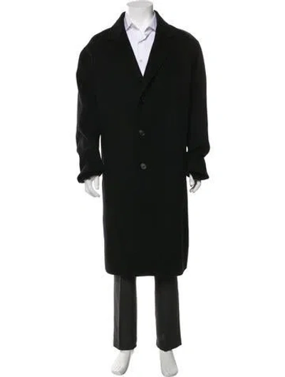 Pre-owned Acne Studios Wool Overcoat In Black