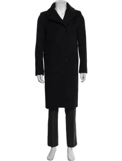 Pre-owned Acne Studios Wool Overcoat In Black