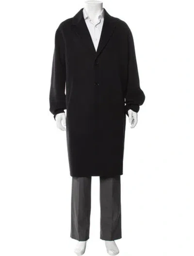 Pre-owned Acne Studios Wool Overcoat In Black