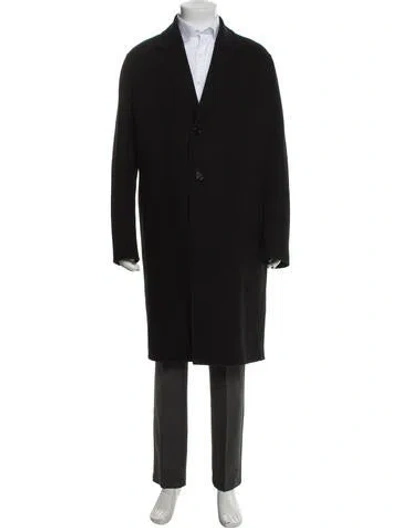 Pre-owned Acne Studios Wool Overcoat In Black