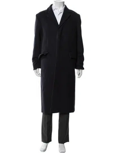 Pre-owned Acne Studios Wool Overcoat In Black