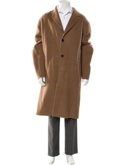 Pre-owned Acne Studios Wool Overcoat In Brown
