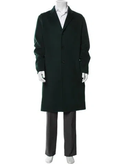 Pre-owned Acne Studios Wool Overcoat In Green