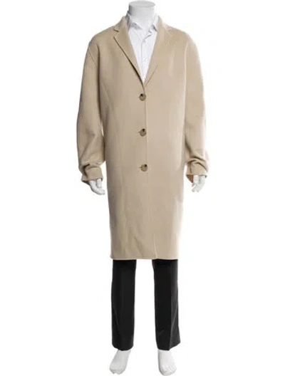 Pre-owned Acne Studios Wool Overcoat In Neutral