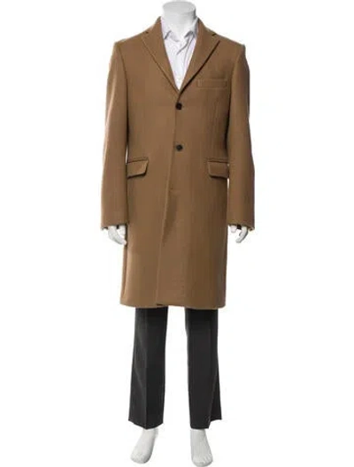 Pre-owned Acne Studios Wool Overcoat In Neutral