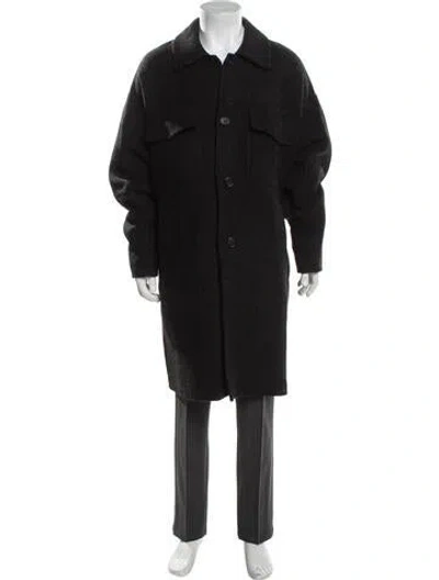 Pre-owned Acne Studios Wool Overcoat W/ Tags In Black
