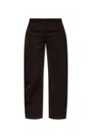Acne Studios Wool Pants In Brown