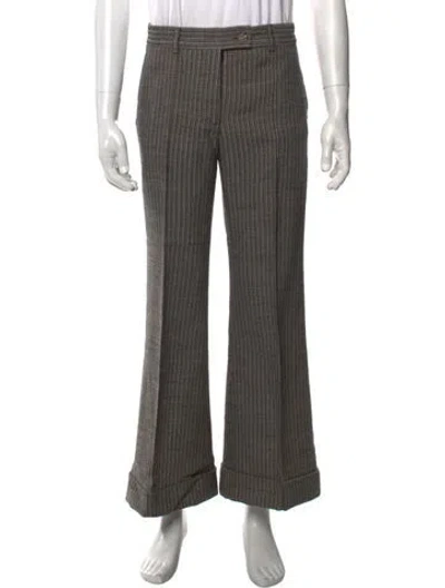 Pre-owned Acne Studios Wool Pants In Grey