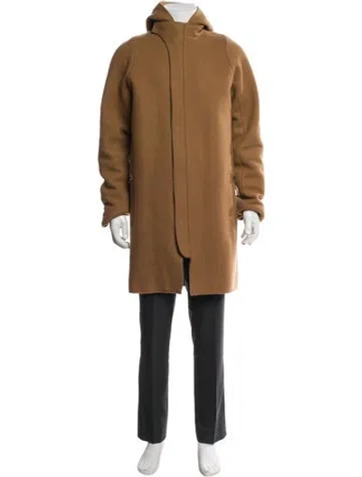 Pre-owned Acne Studios Wool Parka In Neutral