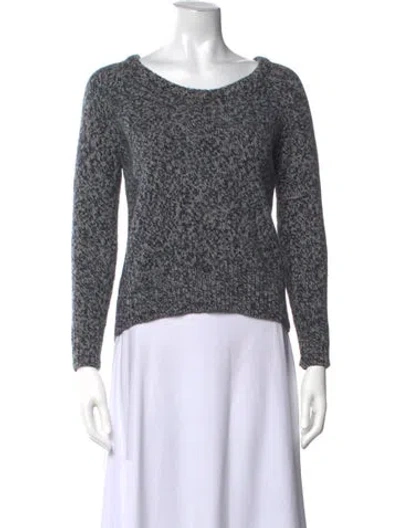 Pre-owned Acne Studios Wool Patterned Sweater In Grey