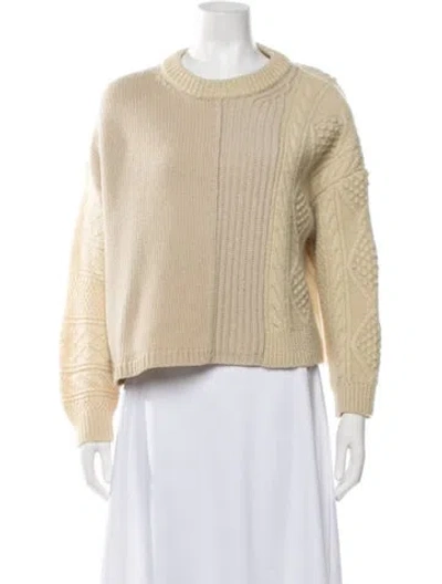 Pre-owned Acne Studios Wool Patterned Sweater In Neutrals