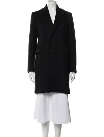 Pre-owned Acne Studios Wool Peacoat In Blue