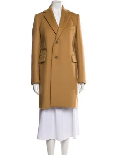 Pre-owned Acne Studios Wool Peacoat In Brown