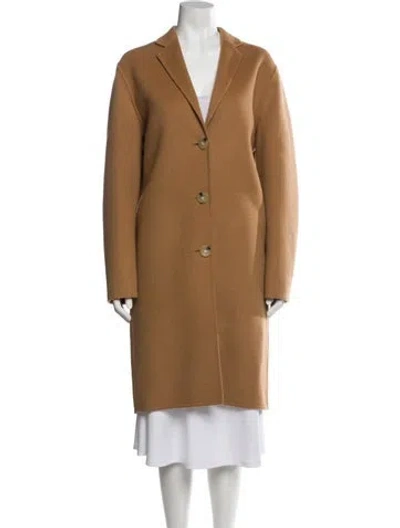 Pre-owned Acne Studios Wool Peacoat In Brown