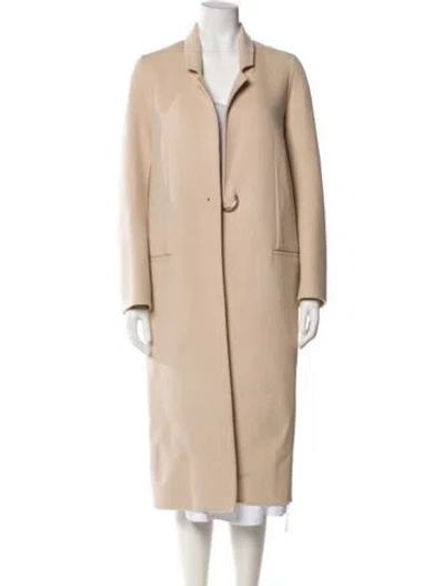 Pre-owned Acne Studios Wool Peacoat In Neutral