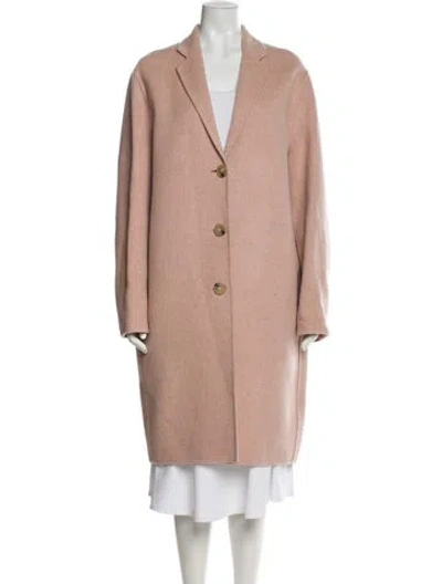 Pre-owned Acne Studios Wool Peacoat In Neutral
