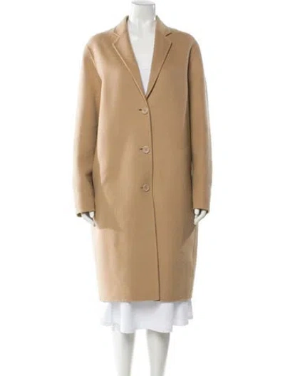 Pre-owned Acne Studios Wool Peacoat In Neutral