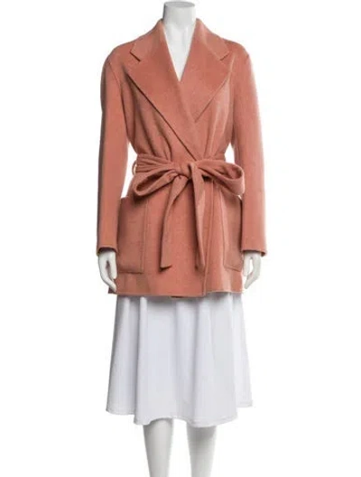 Pre-owned Acne Studios Wool Peacoat In Pink