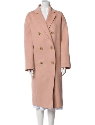 Pre-owned Acne Studios Wool Peacoat In Pink