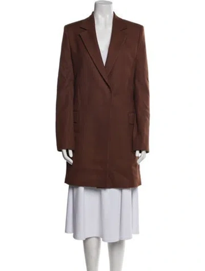 Pre-owned Acne Studios Wool Peacoat W/ Tags In Brown