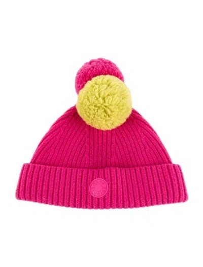 Pre-owned Acne Studios Wool Pom Pom Beanie In Multi