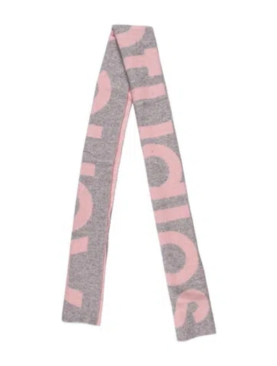 Pre-owned Acne Studios Wool Printed Scarf In Multi