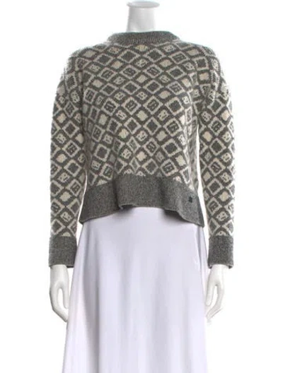 Pre-owned Acne Studios Wool Printed Sweater In Multi