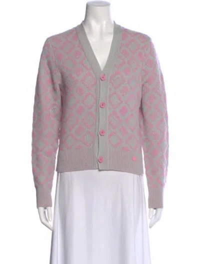 Pre-owned Acne Studios Wool Printed Sweater In Purple