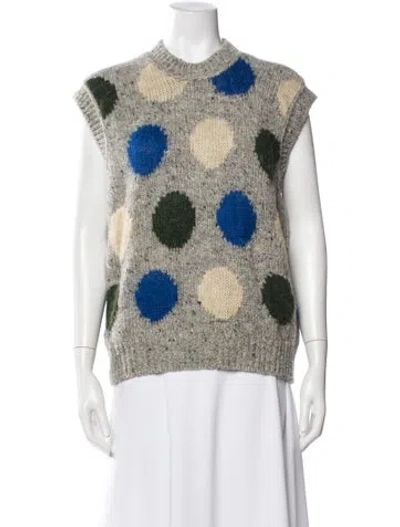 Pre-owned Acne Studios Wool Printed Sweater W/ Tags In Neutral