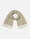 Acne Studios Wool Scarf In Neutral