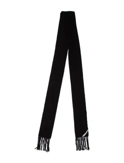 Pre-owned Acne Studios Wool Scarf In Black