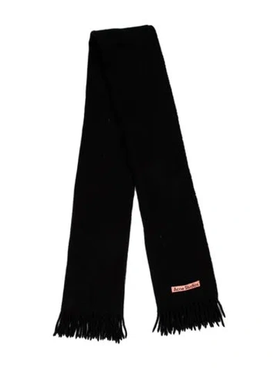 Pre-owned Acne Studios Wool Scarf In Black