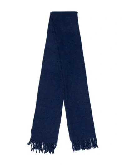 Pre-owned Acne Studios Wool Scarf In Blue