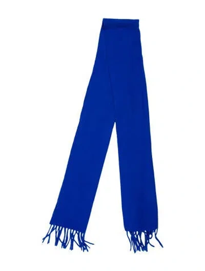 Pre-owned Acne Studios Wool Scarf In Blue