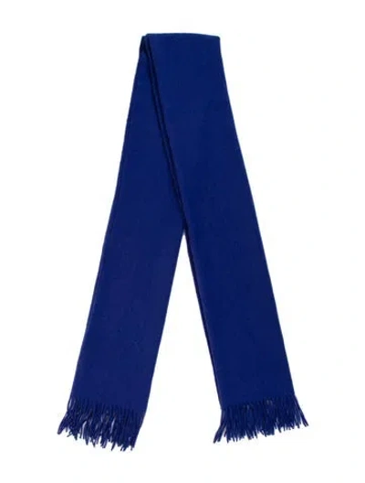 Pre-owned Acne Studios Wool Scarf In Blue
