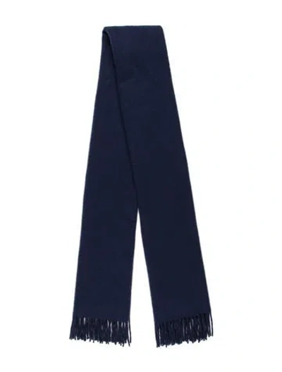 Pre-owned Acne Studios Wool Scarf In Blue