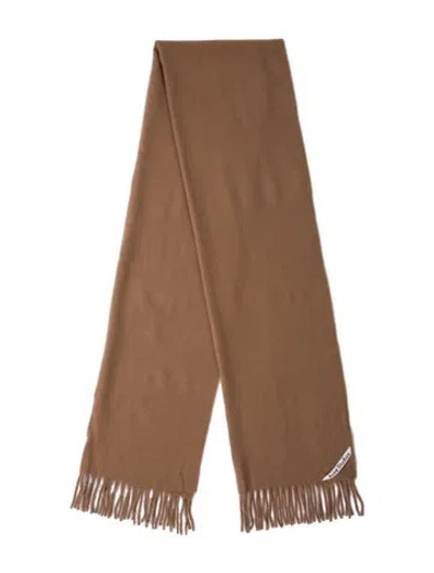 Pre-owned Acne Studios Wool Scarf In Brown
