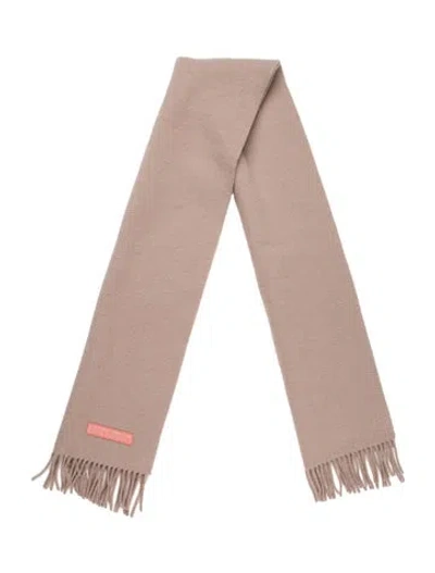 Pre-owned Acne Studios Wool Scarf In Brown