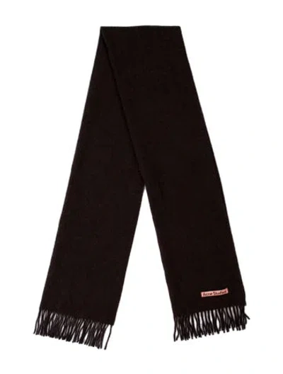 Pre-owned Acne Studios Wool Scarf In Brown