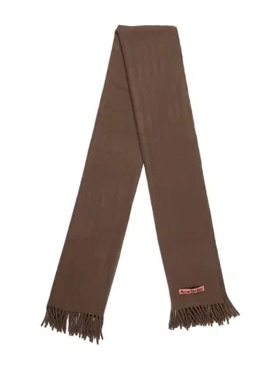 Pre-owned Acne Studios Wool Scarf In Brown