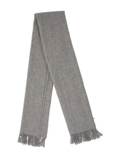 Pre-owned Acne Studios Wool Scarf In Gray