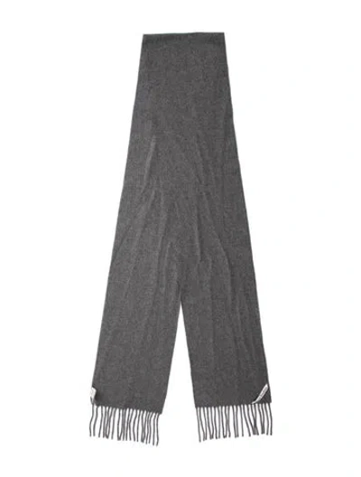 Pre-owned Acne Studios Wool Scarf In Gray